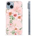 iPhone 14 TPU Hülle - Aquarell Blumen