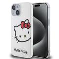 iPhone 15 Hello Kitty IML Kitty-Kopf-Hülle - Weiß
