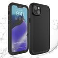 iPhone 15 Plus Aktive Serie IP68 Wasserdichte Hülle - Schwarz