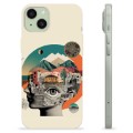 iPhone 15 Plus TPU Hülle - Abstrakte Collage