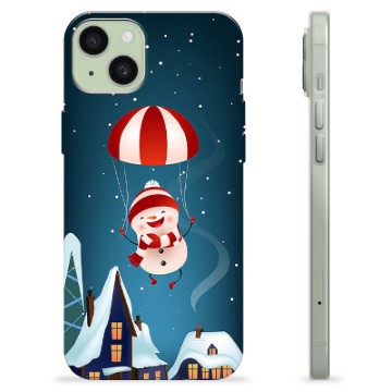 iPhone 15 Plus TPU Hülle - Schneemann