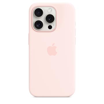 iPhone 15 Pro Apple Silikon Case mit MagSafe MT1F3ZM/A - Hellrosa
