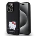 iPhone 15 Pro Hello Kitty Daydreaming Liquid Silikonhülle - Schwarz