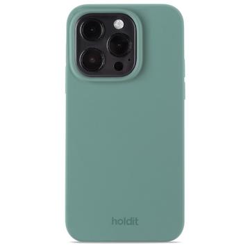 iPhone 15 Pro Holdit-Silikonhülle - Moosgrün