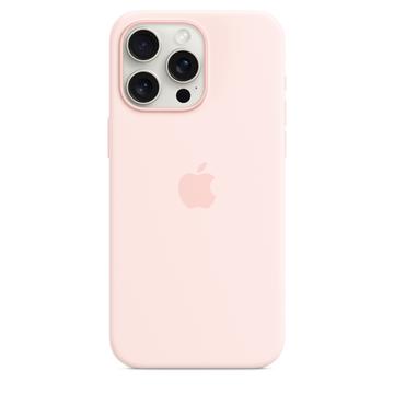 iPhone 15 Pro Max Apple Silikon Case mit MagSafe MT1U3ZM/A - Hellrosa
