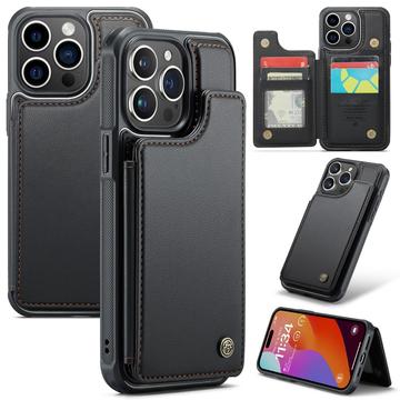 iPhone 15 Pro Max Caseme C22 Tasche RFID Kartenetui - Schwarz