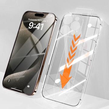 iPhone 15 Pro Max Rurihai 2-in-1 Schutz-Set - Durchsichtig