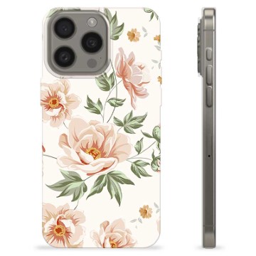 iPhone 15 Pro Max TPU Hülle - Blumen