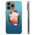 iPhone 15 Pro Max TPU Hülle - Winter Schweinchen