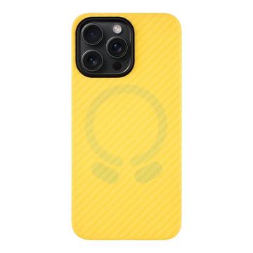 iPhone 15 Pro Max Taktische MagForce Aramid-Industriehülle - Gelb
