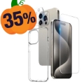 iPhone 15 Pro Northjo 3-in-1 Schutzset