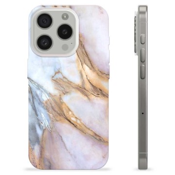 iPhone 15 Pro TPU Hülle - Eleganter Marmor