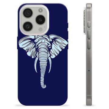 iPhone 15 Pro TPU Hülle - Elefant