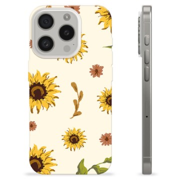 iPhone 15 Pro TPU Hülle - Sonnenblume