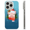 iPhone 15 Pro TPU Hülle - Winter Schweinchen
