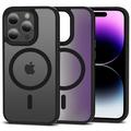 iPhone 15 Pro Tech-Protect Magmat Hülle - MagSafe-kompatibel (Offene Verpackung - Zufriedenstellend) - Matt Schwarz