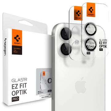 iPhone 16/16 Plus/17 Spigen Glas.tR Ez Fit Optik Pro Kameraobjektiv Panzerglas - Silber