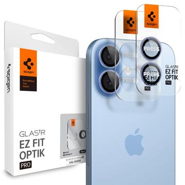 iPhone 16/16 Plus/17 Spigen Glas.tR Ez Fit Optik Pro Kameraobjektiv Panzerglas - Blau