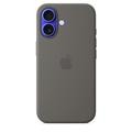 iPhone 16 Apple Silikonhülle mit MagSafe MYY33ZM/A - Steingrau