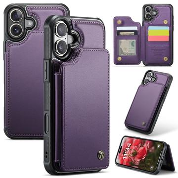 iPhone 16 Caseme C22 Hülle RFID Kartenetui - Lila