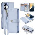 iPhone 16 Dux Ducis Lawa Brieftaschen-Lederhülle mit Magnetabdeckung