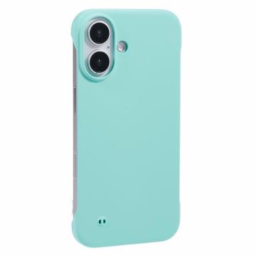 iPhone 16 Rahmenlose Kunststoff Hülle - Hellcyan