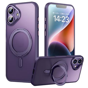 iPhone 16 Magnetische Kickstand-Hybridhülle - Lila