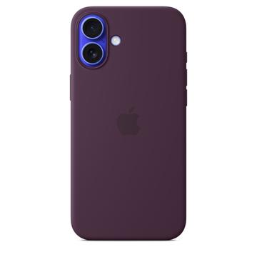 iPhone 16 Plus Apple Silikonhülle mit MagSafe MYYD3ZM/A - Pflaume