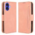 iPhone 16 Plus Kartenetui mit Geldbörse - Rosa