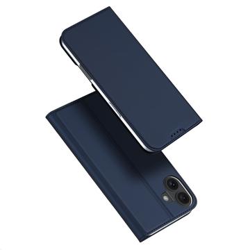 iPhone 16 Plus Dux Ducis Skin Pro Flip Case - Blau