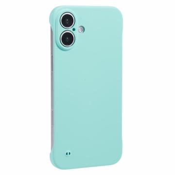iPhone 16 Plus Rahmenlose Kunststoff Hülle - Hellcyan