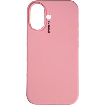 iPhone 16 Plus Nudient Base Silikonhülle - Baby Rosa
