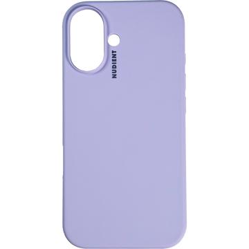 iPhone 16 Plus Nudient Base Silikonhülle - Purpur