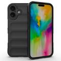 iPhone 16 Plus Rugged TPU Hülle - Schwarz