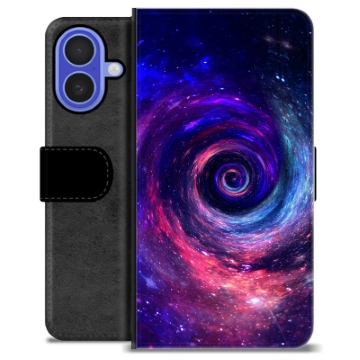 iPhone 16 Premium Schutzhülle mit Geldbörse - Galaxie