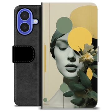 iPhone 16 Premium Schutzhülle mit Geldbörse - Vintage Stimmung