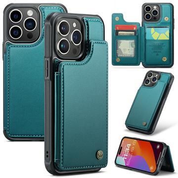 iPhone 16 Pro Caseme C22 Hülle RFID Kartenetui - Grün
