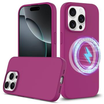 iPhone 16 Pro Max Liquid Silikonhülle - MagSafe-kompatibel - Purpur
