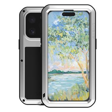iPhone 16 Pro Max Love Mei Powerful Hybrid Hülle - Silber