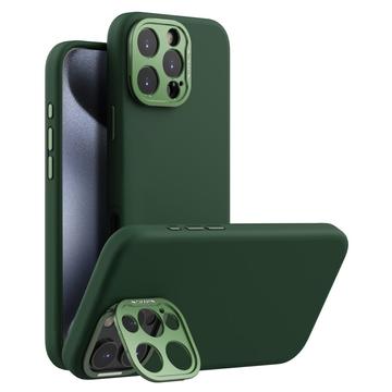 iPhone 16 Pro Max Nillkin LensWing Pro Flüssigkeit Silikonhülle - MagSafe-kompatibel - Grün