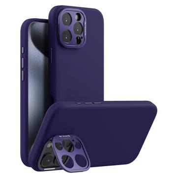iPhone 16 Pro Max Nillkin LensWing Pro Flüssigkeit Silikonhülle - MagSafe-kompatibel - lila