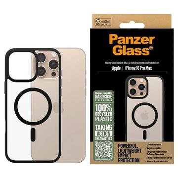 iPhone 16 Pro Max PanzerGlass HardCase MagSafe kompatibles Hülle - Schwarz / Durchsichtig