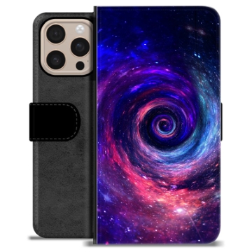 iPhone 16 Pro Max Premium Schutzhülle mit Geldbörse - Galaxie