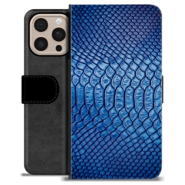 iPhone 16 Pro Max Premium Schutzhülle mit Geldbörse - Leder