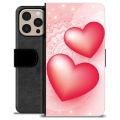 iPhone 16 Pro Max Premium Schutzhülle mit Geldbörse - Liebe