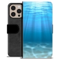 iPhone 16 Pro Max Premium Schutzhülle mit Geldbörse - Meer