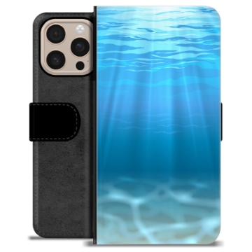 iPhone 16 Pro Max Premium Schutzhülle mit Geldbörse - Meer