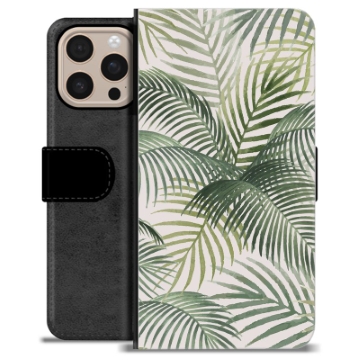 iPhone 16 Pro Max Premium Schutzhülle mit Geldbörse - Tropic
