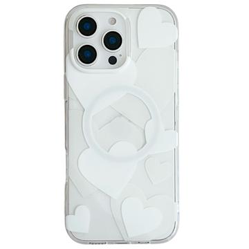 iPhone 16 Pro Max Pure Love Magnetische Hybridhülle - Weiß