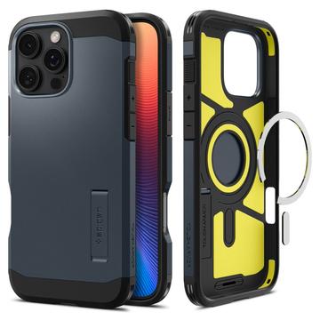 iPhone 16 Pro Max Spigen Tough Armor Mag Hülle - Metallschiefer